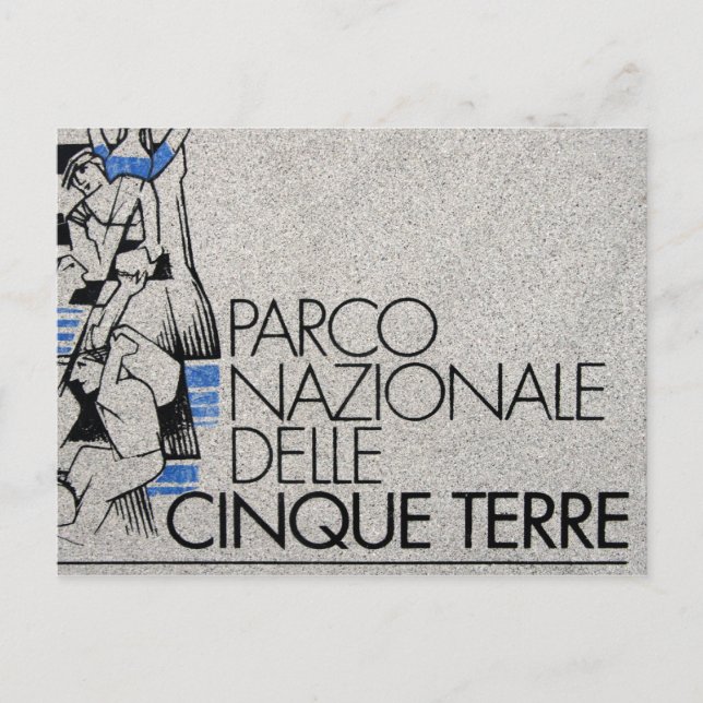 Cartão Postal parco cinque terre (Frente)