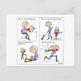 Cartão Postal Pare de tentar