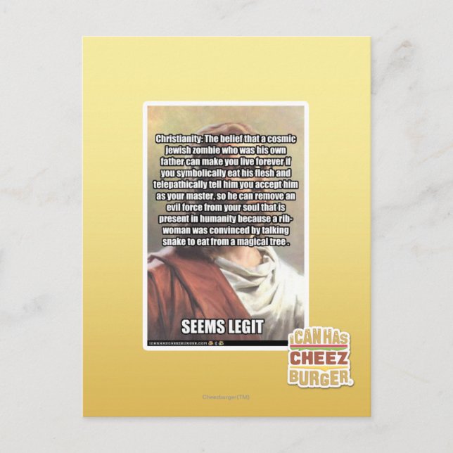 Cartão Postal Parece Legit (Frente)