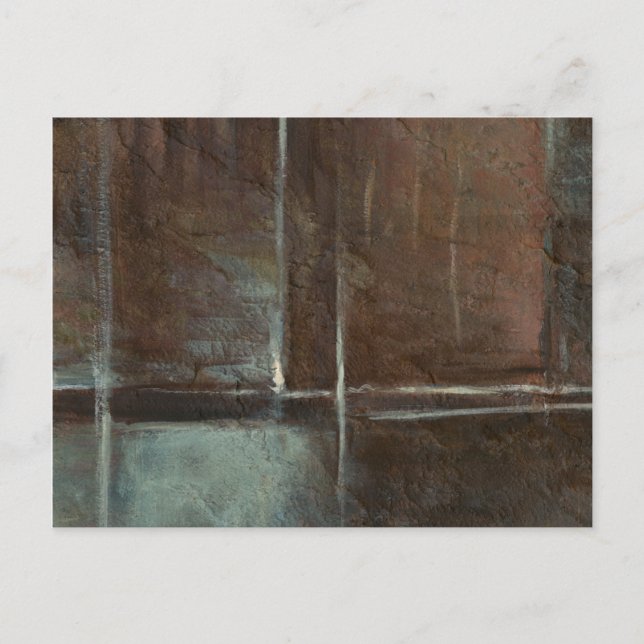 Cartão Postal Parede de tijolos Vermelho e Cinza (Frente)