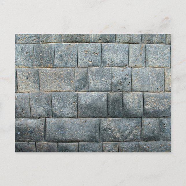 Cartão Postal Parede inca (Frente)