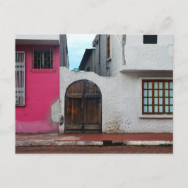 Cartão Postal Parede Rosa, Portas Curvas, Ilhas Galápagos