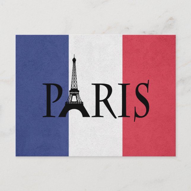 Cartão Postal Paris (Frente)