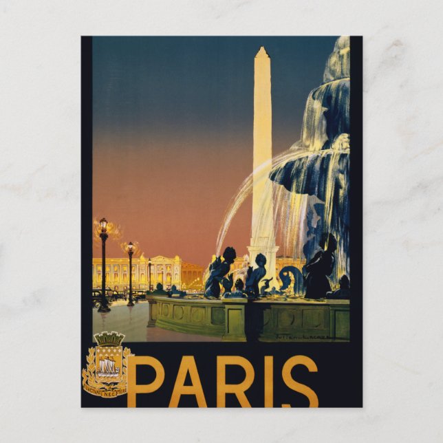 Cartão Postal Paris (Frente)
