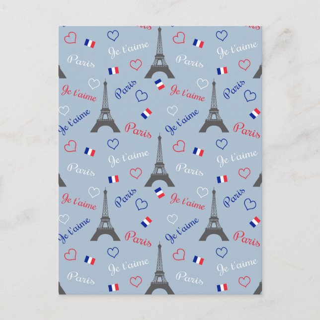 Cartão Postal Paris (Frente)