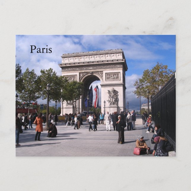 Cartão Postal Paris (Frente)