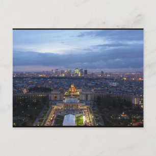 Cartão Postal Paris à Noite