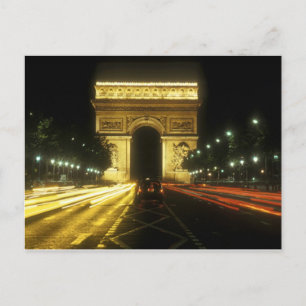 Cartão Postal Paris - Arc de Triomphe -