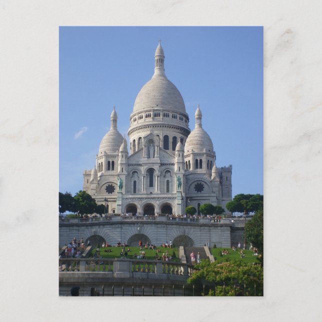Cartão Postal Paris - Basilique du Sacr �-Coeur - (Frente)