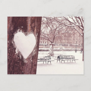 Cartão Postal Paris, cidade do amor (jardins de Notre Dame)