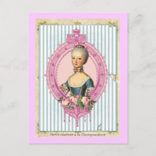 Cartão Postal Paris e Antoinette