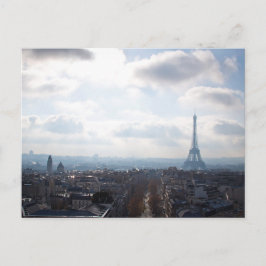 Cartão Postal Paris Eiffel Tower Travel Postcard