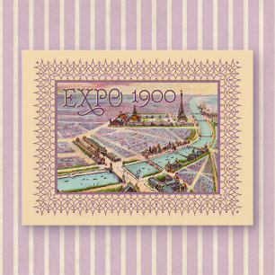 Cartão postal Paris Expo 1900