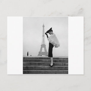 Cartão Postal Paris Fashion