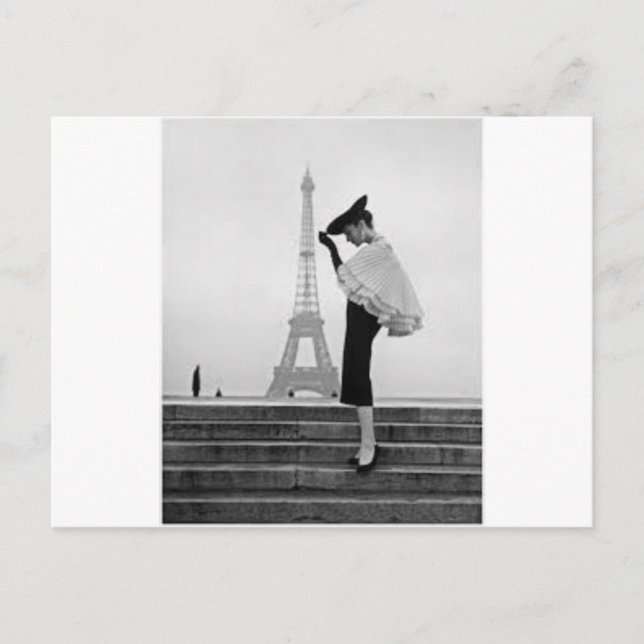 Cartão Postal Paris Fashion (Frente)