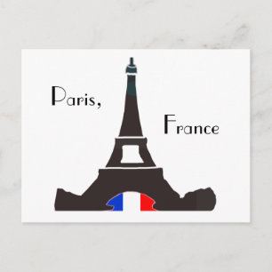 Cartão postal Paris França