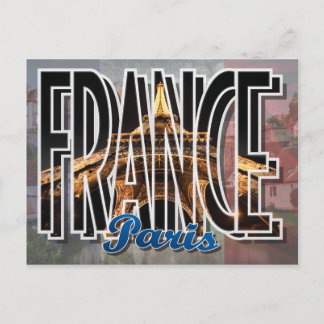 Cartão postal Paris, França