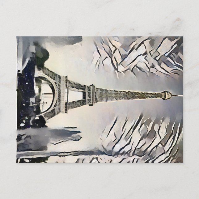 Cartão Postal Paris, França (Frente)