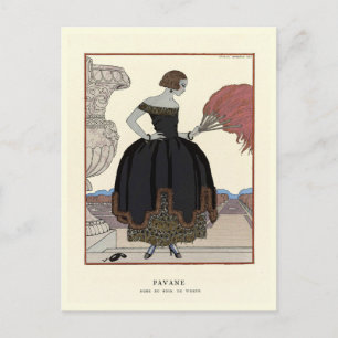 Cartão Postal Paris, França 1921 Gazette du Bon Ton Worth