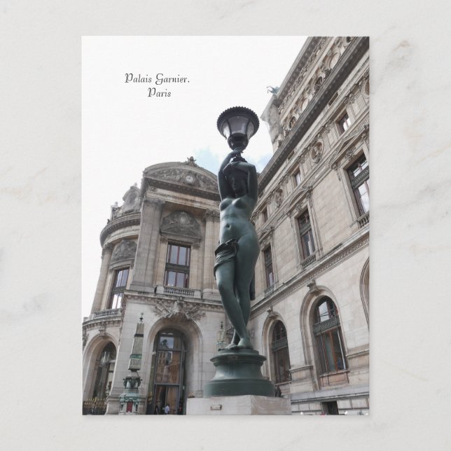 Cartão Postal Paris. França. Palais Garnier (Frente)