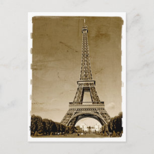Cartão Postal paris frança retrô
