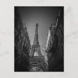 Cartão Postal paris france black and white