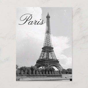 Cartão postal Paris France Eiffel Tower