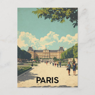 Cartão Postal Paris Jardim das Plantas