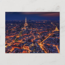 Cartão Postal Paris lumières