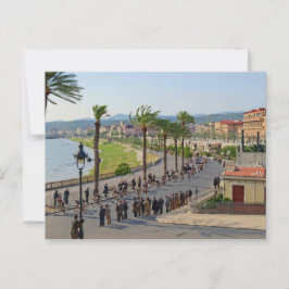 Cartão Postal Paris Nice Circuito De Ciclismo Em Nice 19 De Març