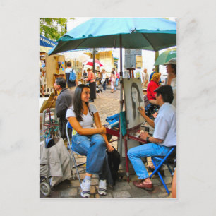 Cartão Postal Paris, Place de Theater, Montmatre 9