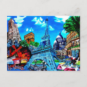 Cartão Postal Paris Postkarte