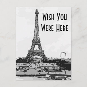 Cartão Postal Paris, Queria Que Estivesses Aqui.