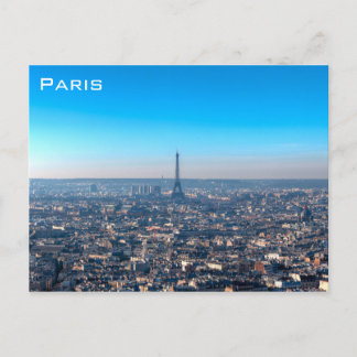 Cartão Postal Paris Skyline
