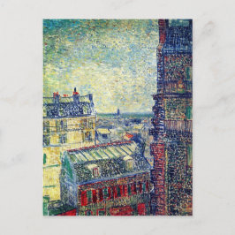 Cartão Postal Paris, Vincent's Room Rue Lepic, Van Gogh Fine Art