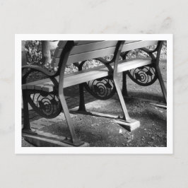 Cartão Postal Park Bench com Design de Ginkgo: Tóquio