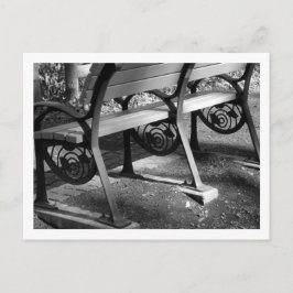 Cartão Postal Park Bench com Design de Ginkgo: Tóquio