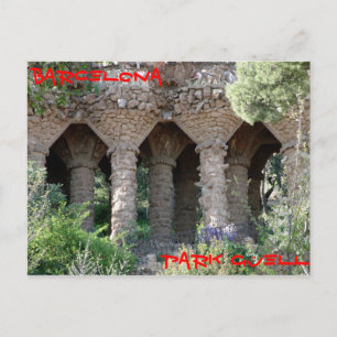 Cartão Postal Park Guell Barcelona
