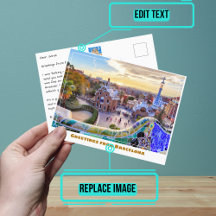 Park Guell Barcelona Espanha Modern