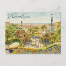 Park Güell em Barcelona