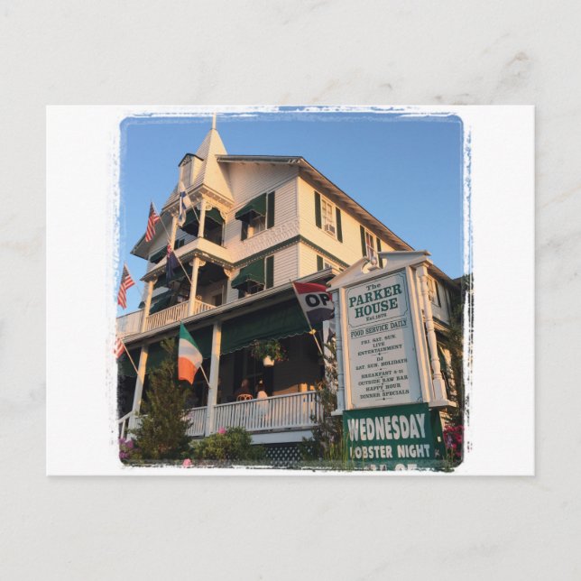Cartão Postal Parker House Sea Girt, NJ (Frente)