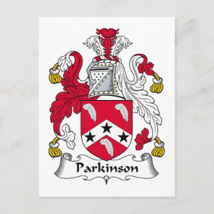 Cartão Postal Parkinson Family Crest