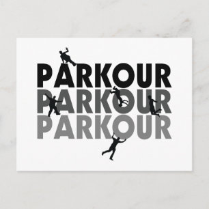 Cartão Postal Parkour Free Running