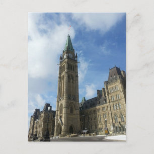 Cartão Postal Parlamento canadiano em Ottawa