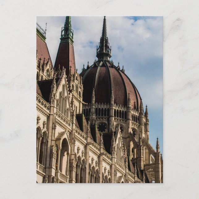 Cartão Postal Parlamento de Budapeste (Frente)