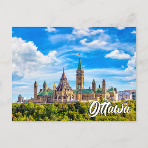 Cartão Postal Parliament Hill, Ottawa, Ontário, Canadá