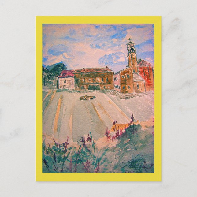 Cartão Postal parma província itália (Frente)