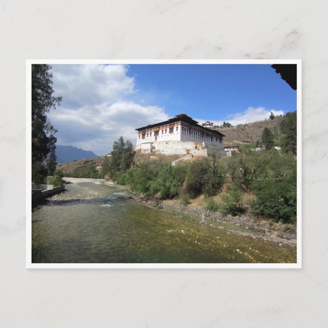 Cartão Postal paro dzong (Frente)