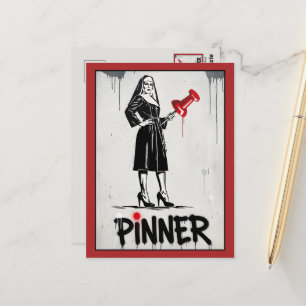 Cartão Postal Paródia Engraçada do Pinterest