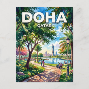 Cartão Postal Parque Aspire Qatar